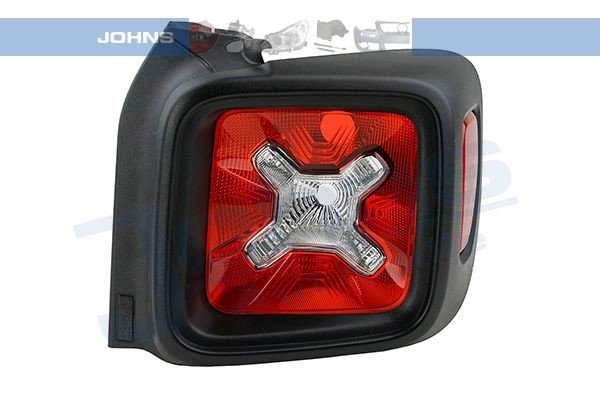 Für Jeep Renegade Schwanz Licht Abdeckung Set Metall Rückleuchten