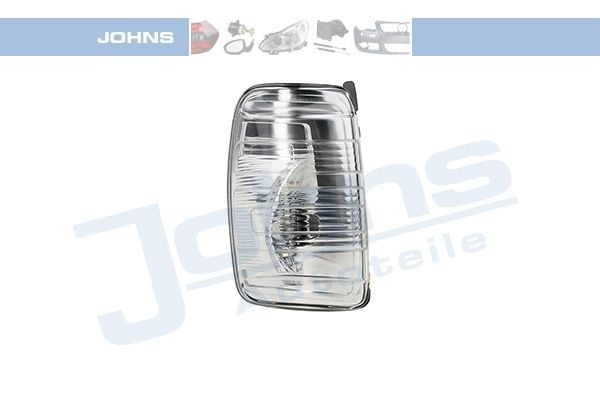 32 90 37-96 JOHNS Side indicators JEEP white, Left Front, Exterior Mirror, without bulb holder