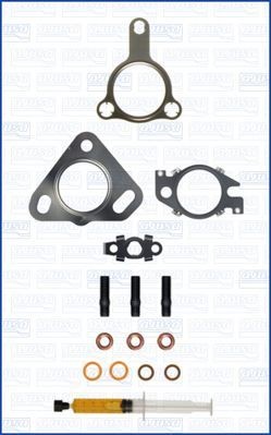 JTC11978 AJUSA Exhaust mounting kit CHEVROLET with studs, syringe with oil, with gaskets/seals