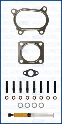 JTC12236 AJUSA Turbocharger gasket ALFA ROMEO with studs, syringe with oil, with gaskets/seals