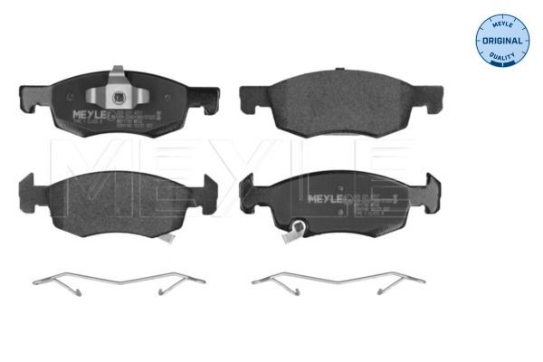 Opel CORSA Set of brake pads 13842672 MEYLE 025 221 4317 online buy
