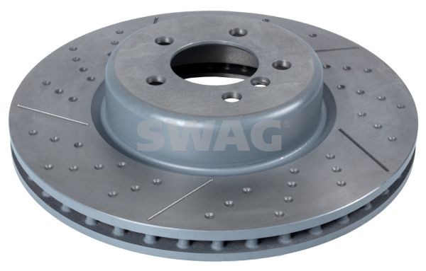 SWAG Front Axle, 370x30mm, 5x120, perforated/vented, Coated, High-carbon Ø: 370mm, Rim: 5-Hole, Brake Disc Thickness: 30mm Brake rotor 20 10 5720 buy