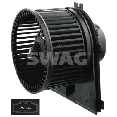 SWAG 30 10 4638 Audi A3 2002 Fan blower motor