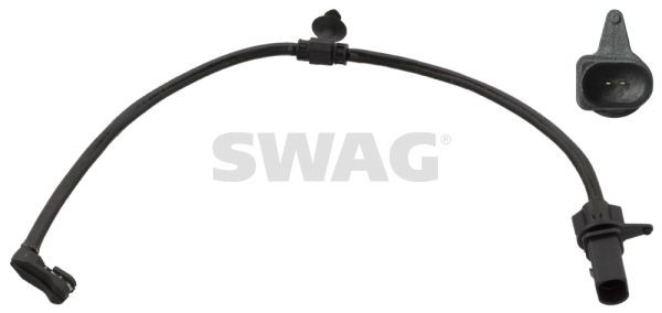SWAG Rear Axle Left, Rear Axle Right Length: 385mm Warning contact, brake pad wear 30 10 4919 buy
