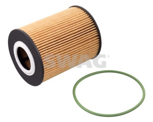 SWAG 38 10 1656 Oil filter with seal ring, Filter Insert
