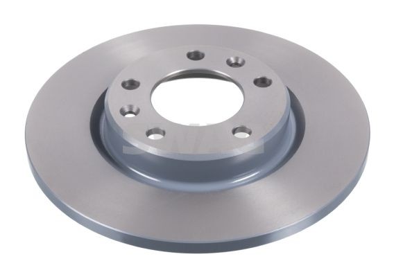 SWAG 62 10 4508 Brake disc Rear Axle, 268x12mm, 5x108, solid, Coated