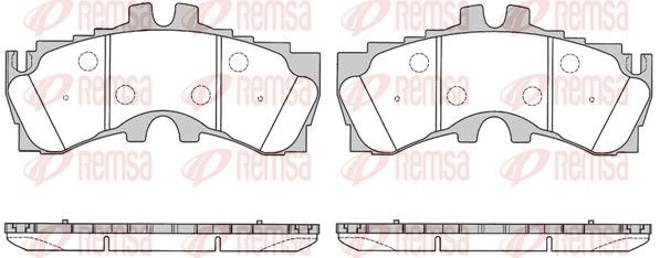 REMSA 1789.00 Brake pads LEXUS LC 2016 in original quality