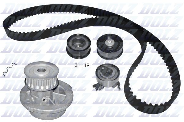 Great value for money - DOLZ Water pump and timing belt kit KD124