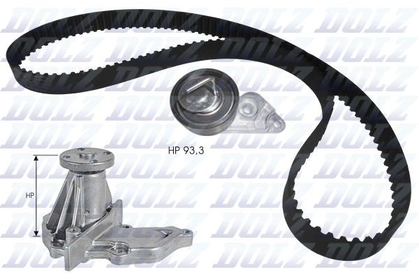 DOLZ KD127 Water pump and timing belt kit MAZDA experience and price