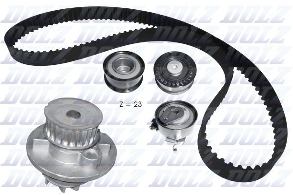 Great value for money - DOLZ Water pump and timing belt kit KD132
