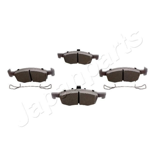 JAPANPARTS Front Axle Height: 52,5mm, Thickness: 17,4mm Brake pads PA-0090AF buy