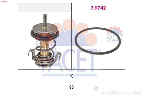 FACET 7.8991 Engine thermostat JEEP experience and price