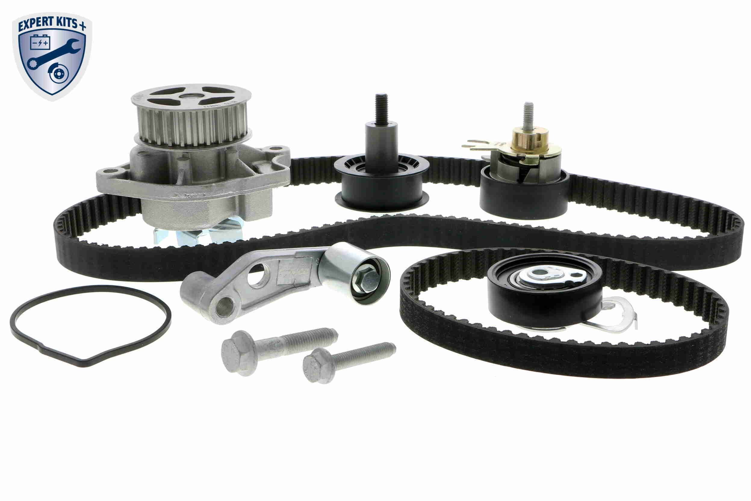 Cambelt and water pump kit VAICO with water pump, with fastening material, Number of Teeth: 130, Width: 20,0 mm - V10-50109-BEK