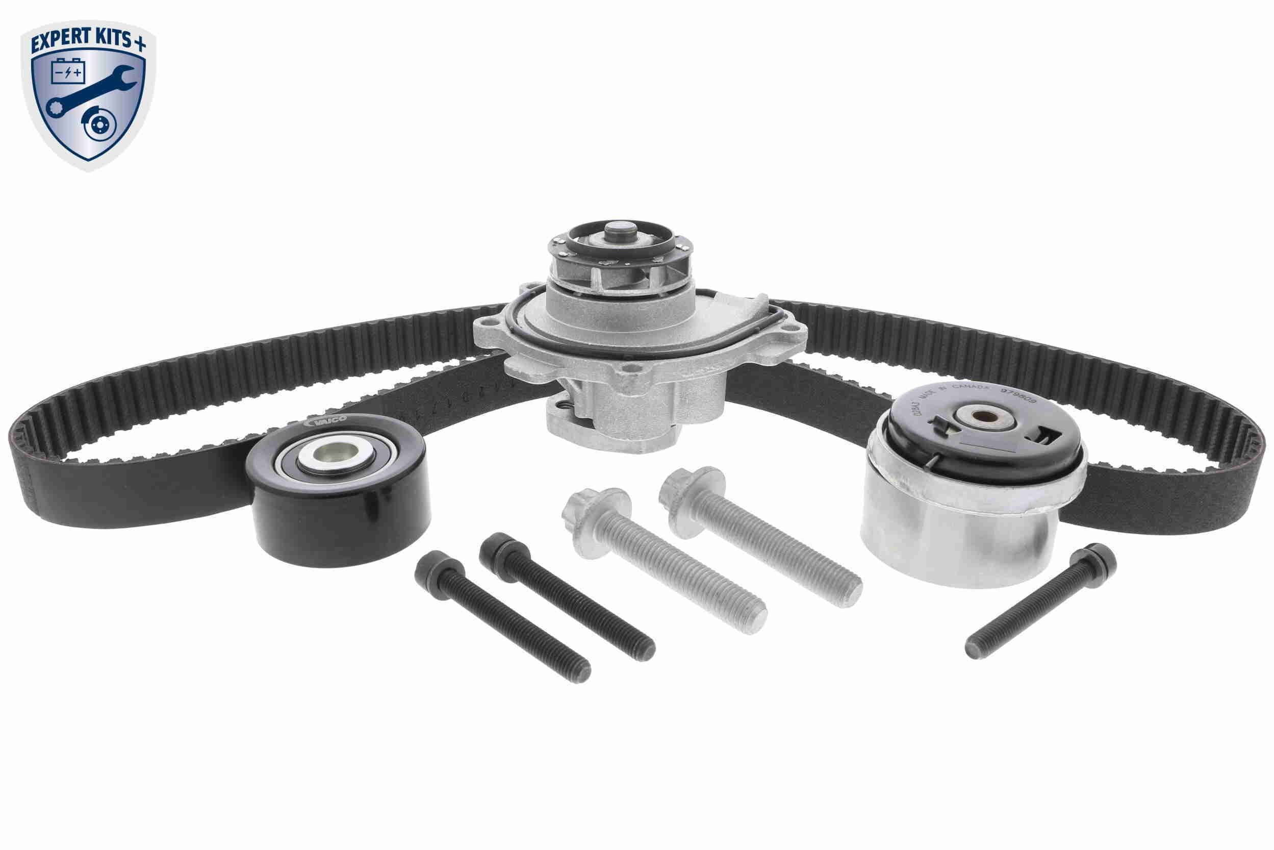 VAICO V40-50063-BEK Water pump and timing belt kit OPEL experience and price