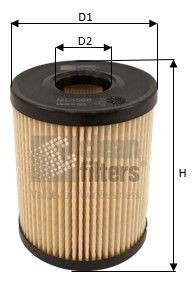 Fiat FREEMONT Oil filters 13848502 CLEAN FILTER ML4568 online buy