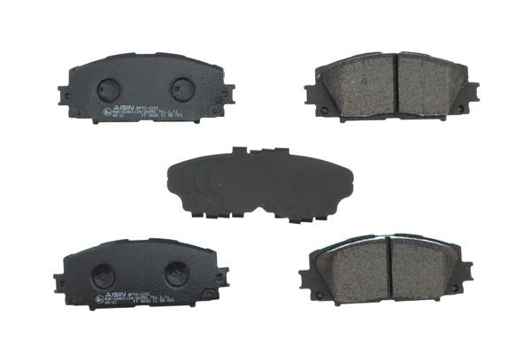 AISIN excl. wear warning contact Height: 49,5mm, Width: 122,6mm, Thickness: 16mm Brake pads BPTO-1032 buy
