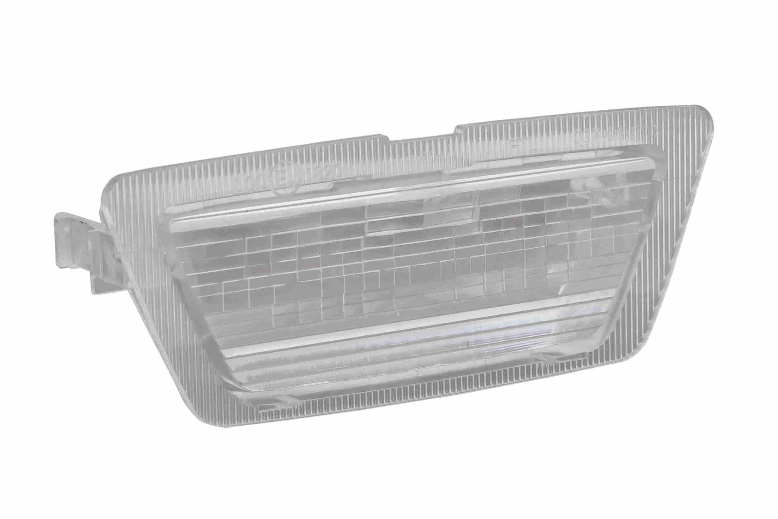 Number plate light VEMO R10W, Centre, with bulb - V40-84-0004