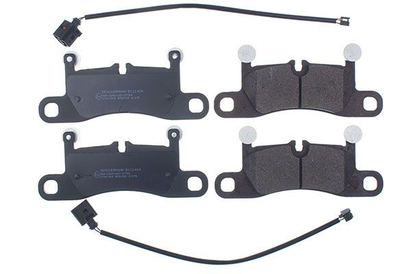 DENCKERMANN Rear Axle, prepared for wear indicator, excl. wear warning contact Height: 76,0mm, Width: 187,5mm, Thickness: 16,9mm Brake pads B111404 buy