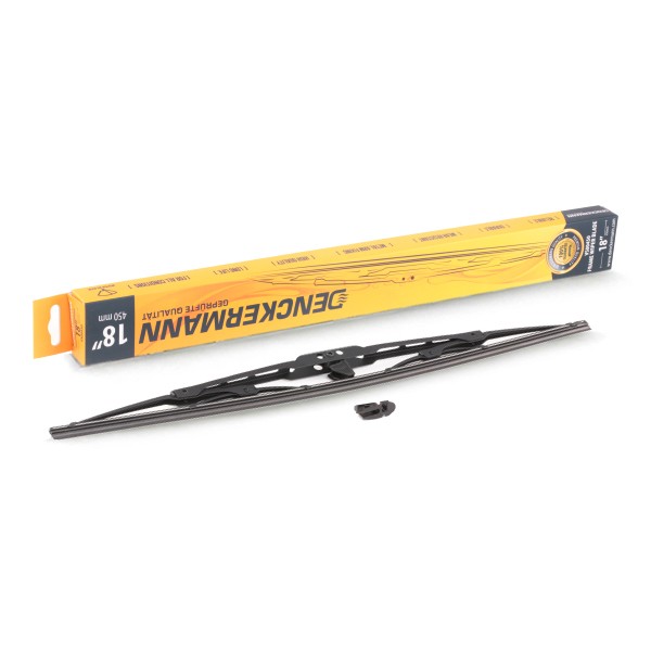 DENCKERMANN VS00450 Wiper blade 450 mm, Bracket wiper blade, 18 Inch , Hook fixing