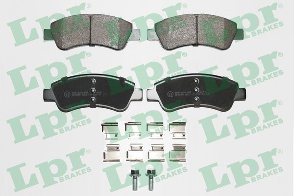 LPR with bolts/screws, with accessories Height: 52mm, Width: 137mm, Thickness: 18,8mm Brake pads 05P802K buy