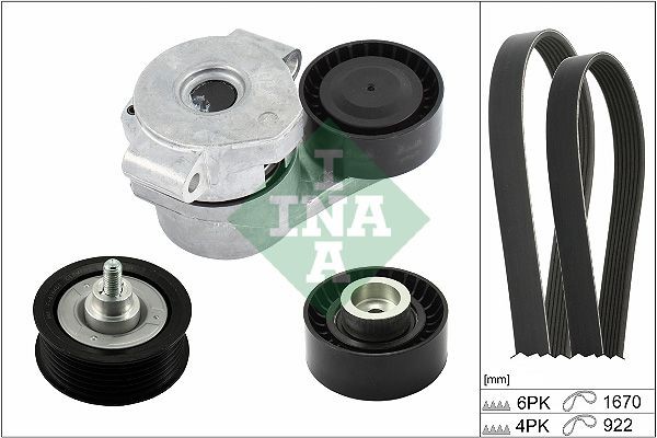INA 529030110 Tensioner pulley 16 11 423 480
