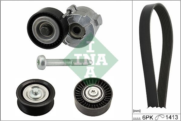 INA 529030410 Tensioner pulley 95 511 411