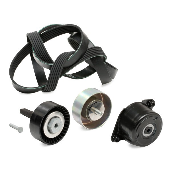 INA 529031410 V-Ribbed Belt Set Check alternator freewheel clutch & replace if necessary