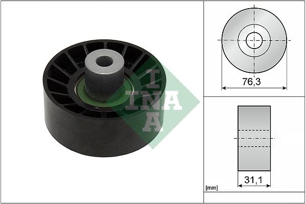 Ford TRANSIT Idler pulley 13864831 INA 532 0776 10 online buy