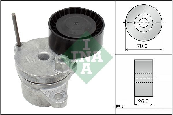 INA 534064910 Tensioner pulley 16 168 973 80