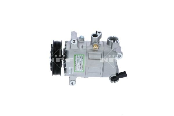 NRF 32936 Air conditioning compressor PXE14, 12V, PAG 46 YF, R 1234yf, R 134a, with seal ring