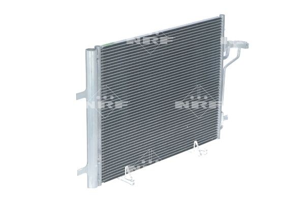 350406 Radiator AC 350406 NRF with gaskets/seals, with dryer, 22,6mm, 22,6mm, 626mm