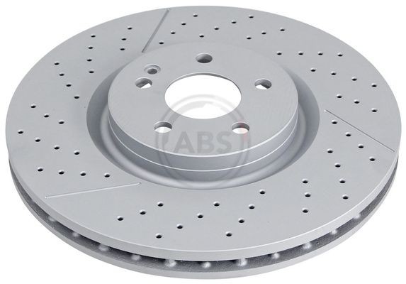 A.B.S. 18601 Brake disc 350x32mm, 5x112, slotted/perforated, Coated