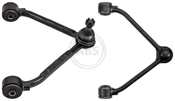 A.B.S. 211954 Suspension arm with ball joint, with rubber mount, Control Arm, Cast Steel, Cone Size: 17,5 mm