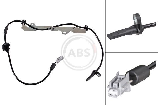 31693 A.B.S. ABS sensor Active sensor, 780mm, Grey for Subaru