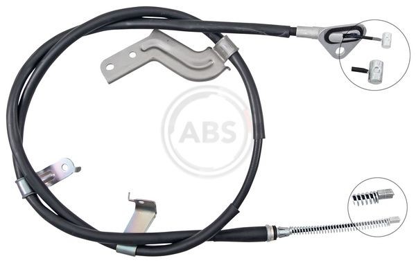 A.B.S. K10010 Brake cable NISSAN Micra IV Hatchback (K13KK) 1.2 DIG-S 98 hp Petrol 2021 price