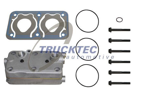 TRUCKTEC AUTOMOTIVE 01.15.154 Zylinderkopf, Druckluftkompressor für MERCEDES-BENZ AXOR LKW in Original Qualität