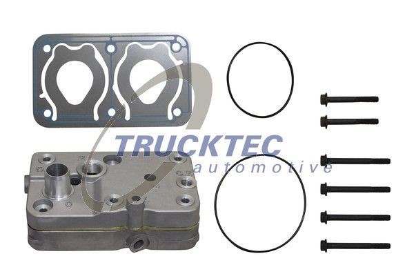 TRUCKTEC AUTOMOTIVE 01.15.194 Zylinderkopf, Druckluftkompressor für MERCEDES-BENZ AXOR 2 LKW in Original Qualität
