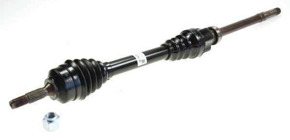 LÖBRO 303200 Drive shaft 895, 330mm, with bearing(s), with nut