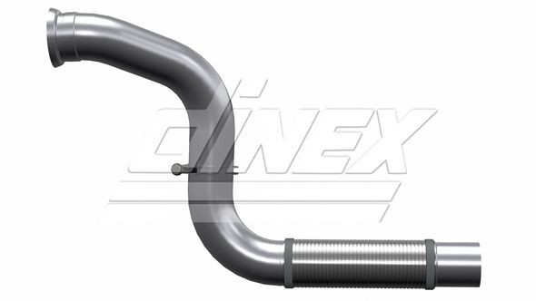 DINEX Length: 819mm, Front, 76,1mm, Euro 5, 76,1mm Exhaust Pipe 5AA010 buy