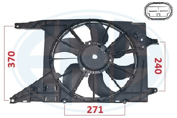 ERA 352109 Cooling fan Dacia Logan LS 1.5 dCi 86 hp Diesel 2024 price