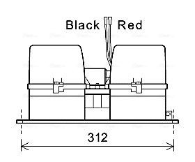 RE8117 AVA COOLING SYSTEMS Gebläsemotor DAF LF 55