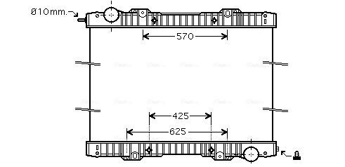 SC2020N AVA COOLING SYSTEMS Kühler, Motorkühlung SCANIA P,G,R,T - series