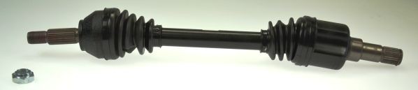 LÖBRO 609mm, with nut Length: 609mm, External Toothing wheel side: 25 Driveshaft 304234 buy