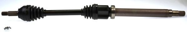 LÖBRO 965, 368mm, with bearing(s), with nut Length: 965, 368mm, External Toothing wheel side: 25 Driveshaft 304235 buy