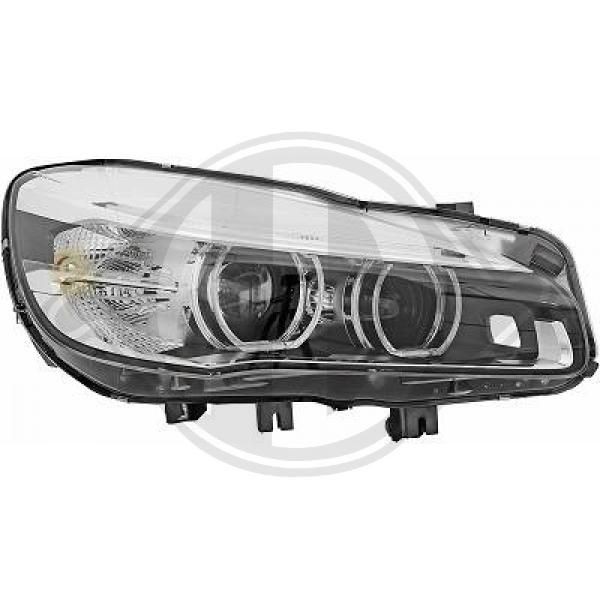 DIEDERICHS 1240084 Headlights BMW 2 Series 2013 in original quality