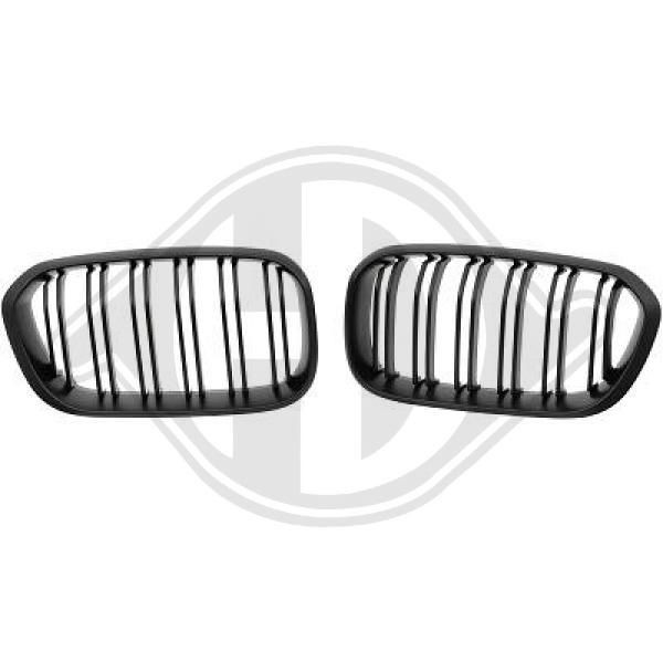 DIEDERICHS 1281740 Front grille BMW F21 116i 1.6 136 hp Petrol 2011 price