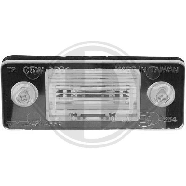 Great value for money - DIEDERICHS Licence Plate Light 7806094