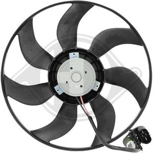 Original DIEDERICHS Cooling fan assembly DCL1302 for OPEL CORSA