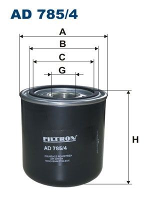 FILTRON AD 785/4 Lufttrockner, Druckluftanlage für MAN F 90 LKW in Original Qualität