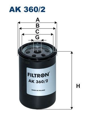 AK 360/2 FILTRON Luftfilter DAF 75 CF